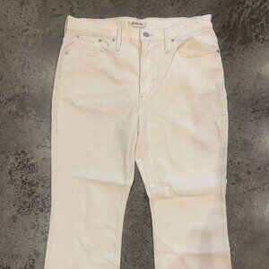 Madewell Perfect Straight Jean in Canvas Wash Size 32
